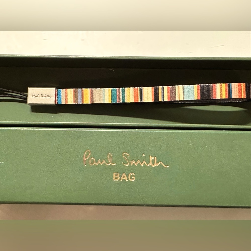 Paul Smith signature stripe cellphone strap - Japan